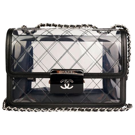 chanel clear box purse|Chanel bag new original.